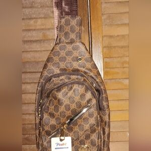 NWT  Brown And Tan Crossbody